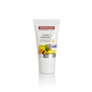 Frucht-Fußcreme vegan mit Mangobutter und Pfirsichkernöl