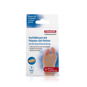 Vorfußkissen mit Polymer-Gel-Polster und Anti‑Rutschbeschichtung