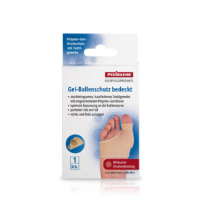 Gel-Ballenschutz bedeckt