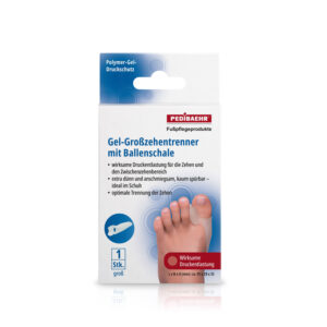 Gel-Großzehentrenner mit Ballenschutz