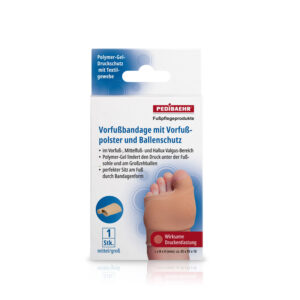 Vorfußbandage mit Vorfußpolster und Ballenschutz