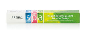 Nagelhautpflegestift fresh´n´fruity vegan mit Hyaluronsäure, Biotin und Acerola-Extrakt