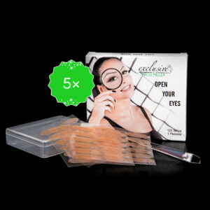 5 x Open Your Eyes - weg mit dem Schlupflid - 120 Strips + 1 Pinzette